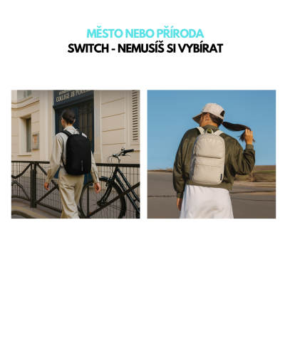 Oboustranný reklamní batoh SWITCH. Tip, který stojí za to!