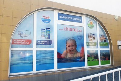 Nový polep prodejny produktů společnosti PROXIM Nový polep prodejny produktů společnosti PROXIM