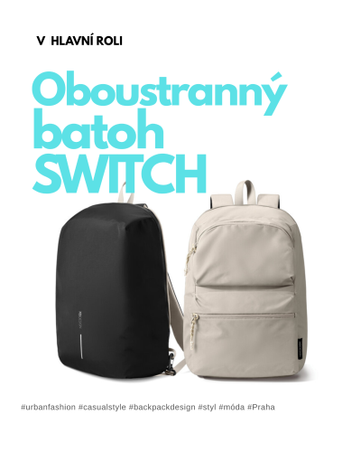 Oboustranný reklamní batoh SWITCH. Tip, který stojí za to!