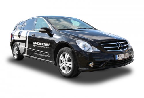 HONKYS – částečný polep Mercedes Benz R 350