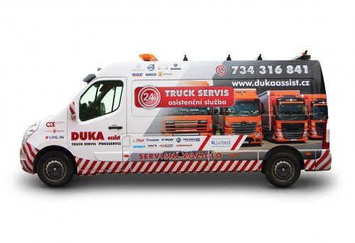 Duka assist – celopolep dodávky Renault Master