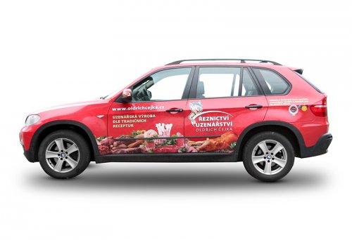ŘEZNICTVÍ UZENÁŘSTVÍ ČEJKA – celopolep BMW X5