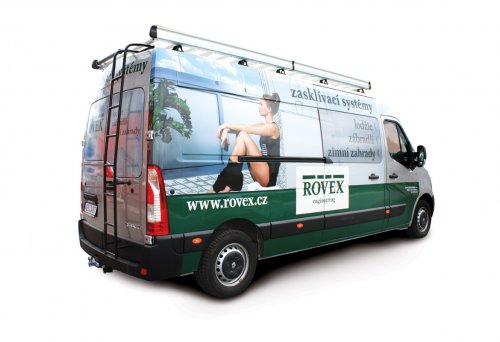 ROVEX – částečný polep Renault Master