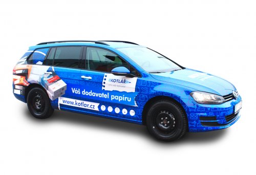 KOTLÁŘ – celopolep VW Golf combi