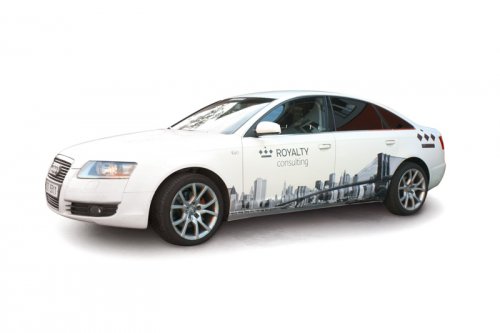 ROYALTY CONSULTING – částečný polep Audi A6