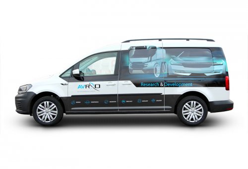 AV ENGENEERING – částečný polep VW Caddy