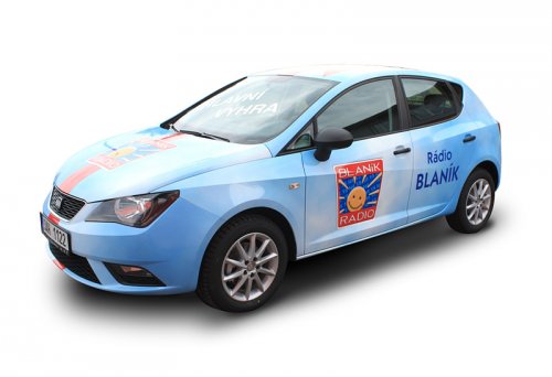 RÁDIO BLANÍK – celopolep Seat Ibiza