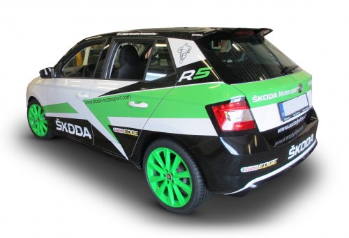 AUTO HYBEŠ - částečný polep ŠKODA FABIA