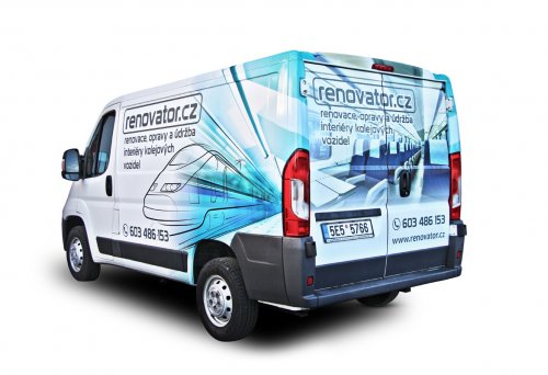 Renovátor – částečný polep Peugeot Boxer