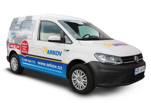 Arkov – částečný polep VW Caddy