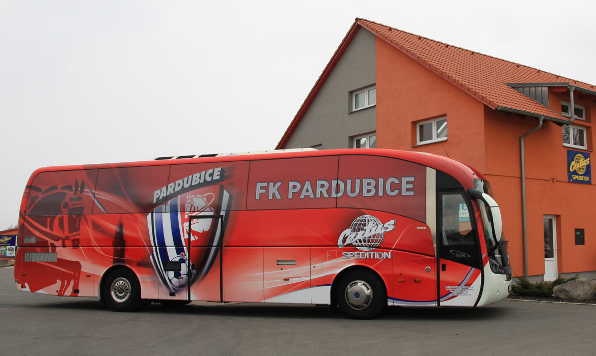 Certus - polep autobusu