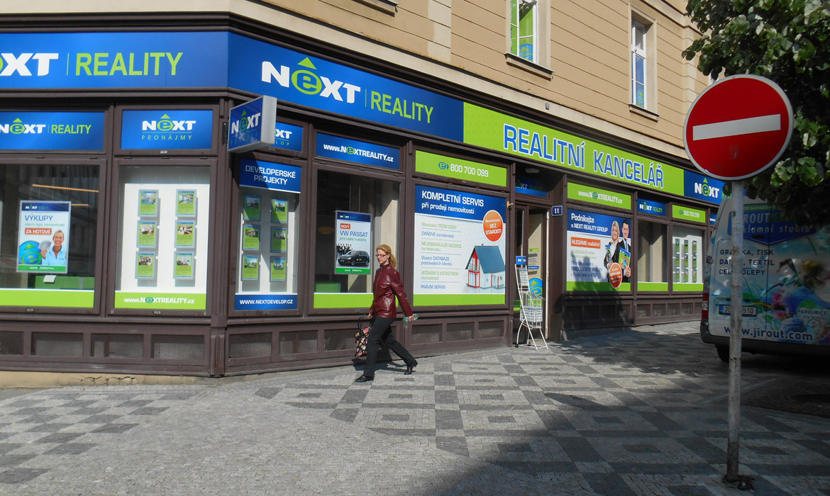 Next reality - polep kanceláře