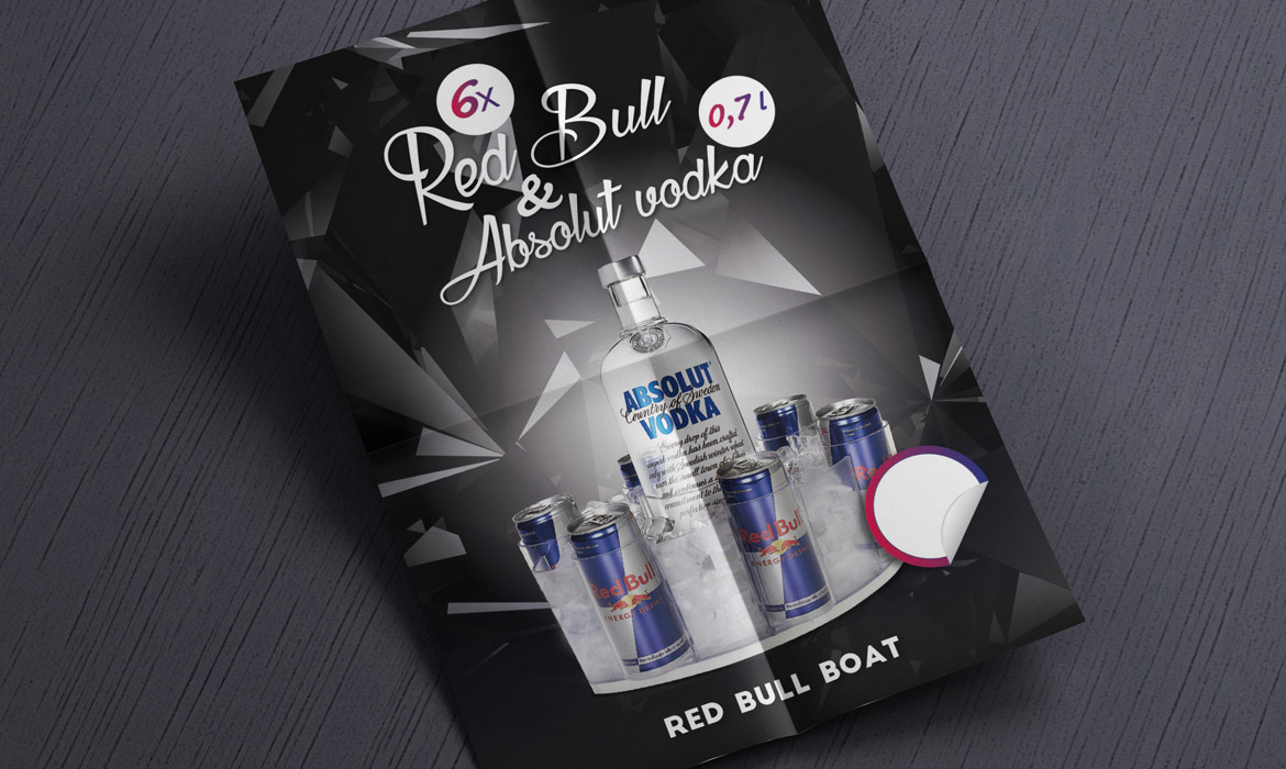 RedBull - leták